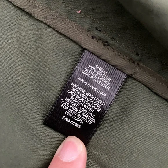 Express Olive Green Utility Jacket Women’s XS - Picture 5 of 7